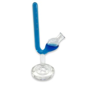 Eisco Labs - Graduated Fermentation Tube with Foot - Borosilicate Glass for Microbiology, Biochemistry, and Lab Experiments