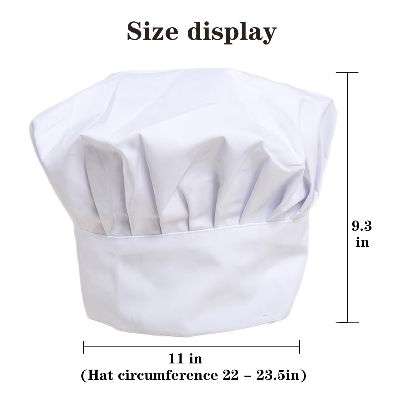 Hovoten White Chef Hat And Apron For Men Women Adults Set,Chef Costume,White Apron With Pockets,Aprons For Cooking,Chef Outfit