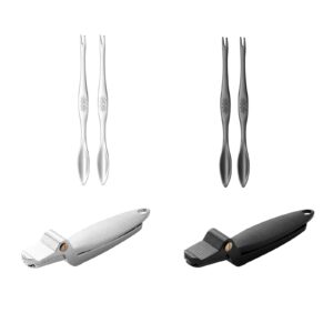 ROYALEAD Elegant Food Eating Utensils Multifunctional Food Eating Tool Ziny Alloys Crackers and Picks for Seafood Enthusiasts