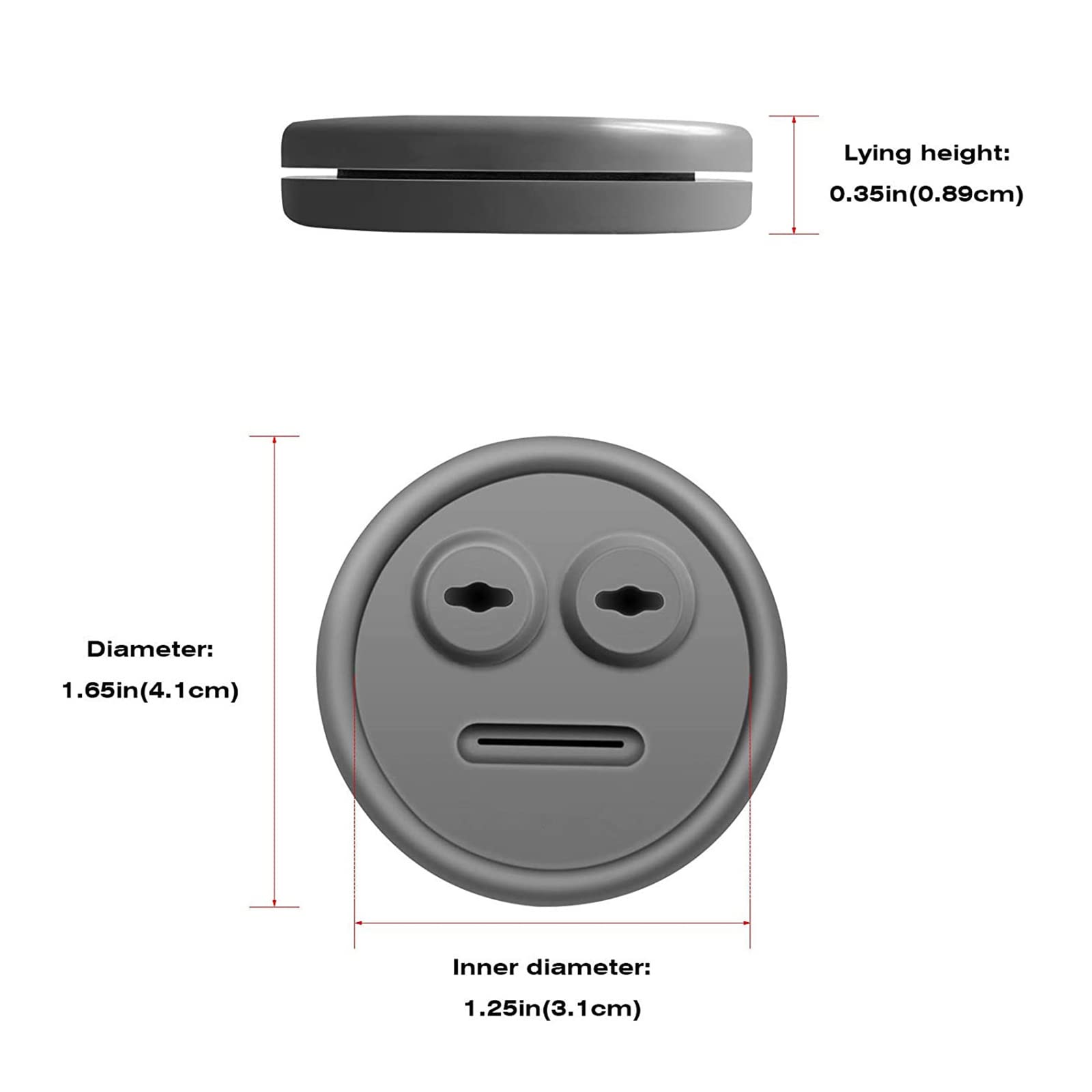 EAJORN Rubber Meat Probe Gasket Thermometer and Probe Gasket Rubber Meat Probe Grommet Replacement High Temperature