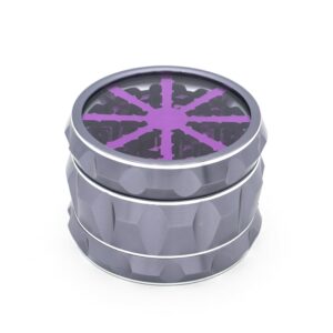 aluminium alloy grinder 2.5” clear top