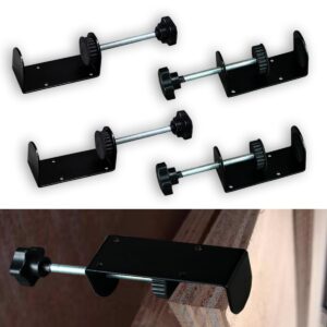 adjustable furniture clips metal sectional patio couches connectors 3 inch wicker chair fasteners clamps 4 sets