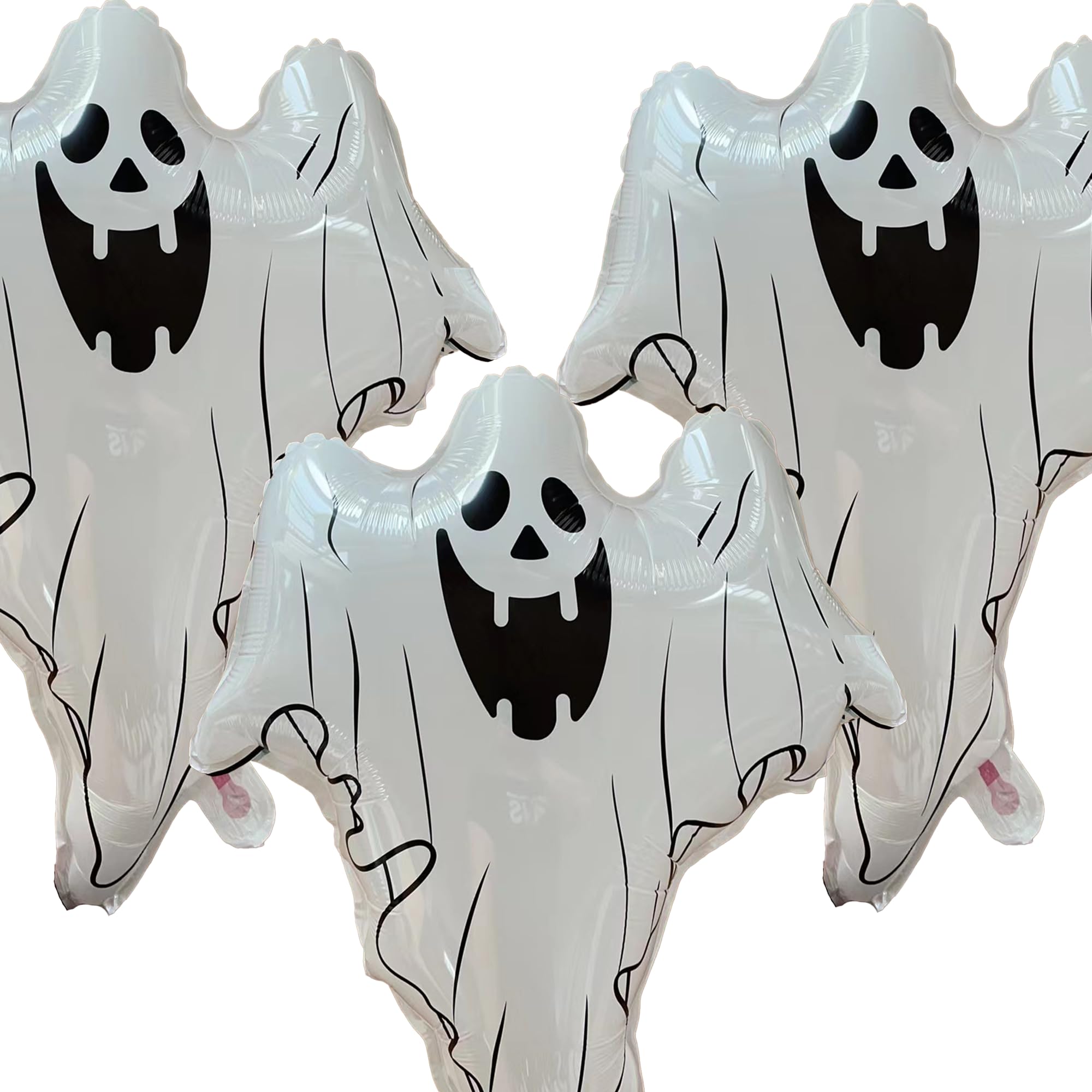 Halloween Ghost Balloons, 3 pcs Large Balloons for Halloween, Halloween Themed Party Decoration, Scary Party Supplies Decorations, Halloween Party Decorations.