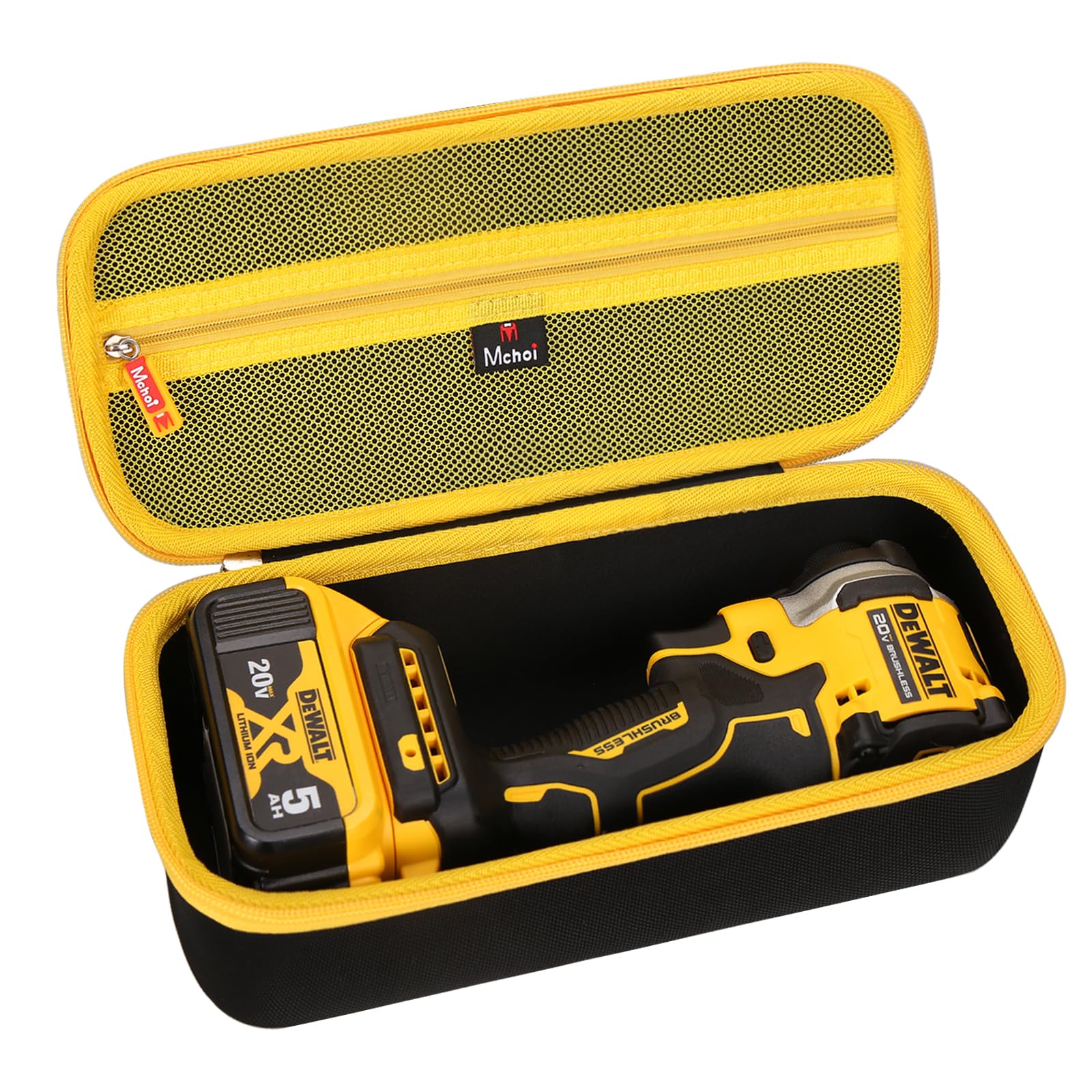 Mchoi Hard Case Suitable for DEWALT DCF850B 20V Cordless Brushless Compact 1/4'' Impact Driver, Case Only