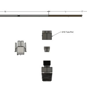 Pitco B6700609-CL B6700604-CL Temperature Probe Service Kit, SG Replacement 12 Month Warranty