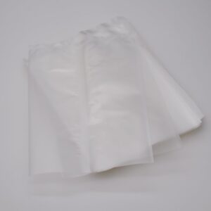 Cookie Bags 5"x7", 100Pcs Heat-sealable Frosted Semi Clear Cellophane Treat Bags Semi-Sealed