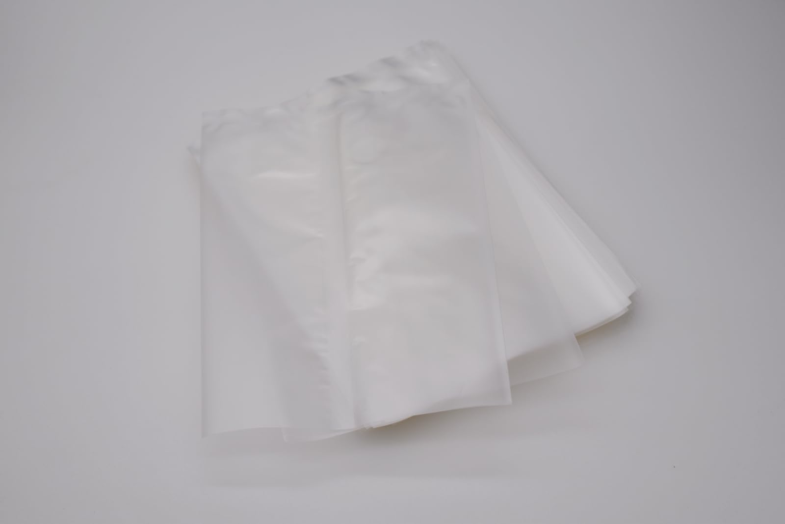 Cookie Bags 5"x7", 100Pcs Heat-sealable Frosted Semi Clear Cellophane Treat Bags Semi-Sealed