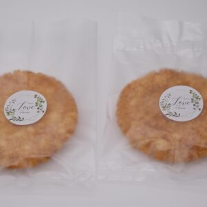 Cookie Bags 5"x7", 100Pcs Heat-sealable Frosted Semi Clear Cellophane Treat Bags Semi-Sealed