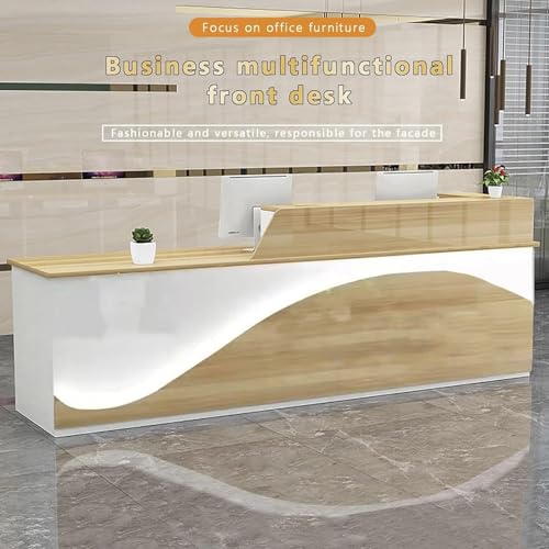 Elegant Wooden Computer Desk for Professional Setups - Perfect for Beauty Salons and Cash Registers(Large,120 cm x 60 cm x 100 cm)