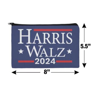 GRAPHICS & MORE Harris Walz 2024 Pencil Pen Organizer Zipper Pouch Case