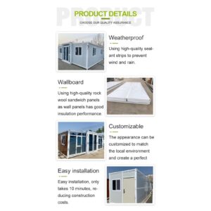 Customizable Tiny Home - Luxury Prefab Villa | Affordable and Easy-to-Install Modular Shipping Container House in Various Styles