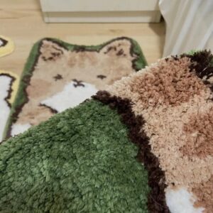 Funny Home Bedside Carpet Living Room Carpet Cloak Room Foot Mat Living Room Mat Tea Table Thick Floor Mat (Relaxing Cat, 63 * 19.7)