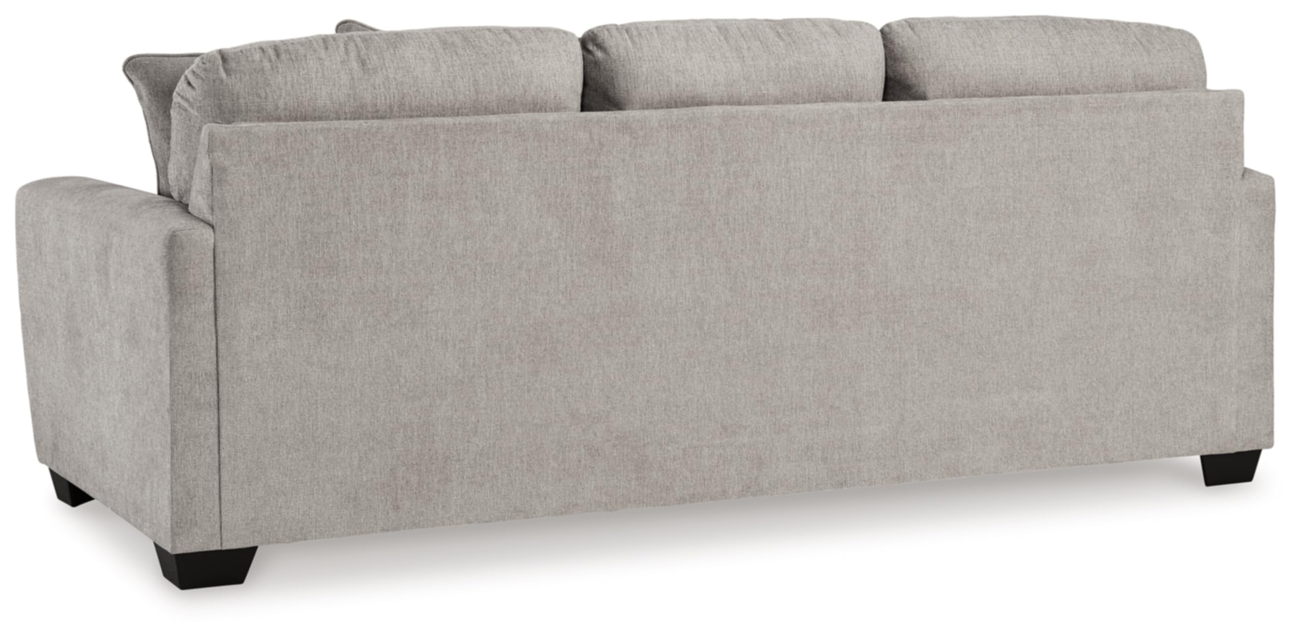 Signature Design by Ashley Avenal Park Casual Sofa with 5 Toss Pillows, Light Gray