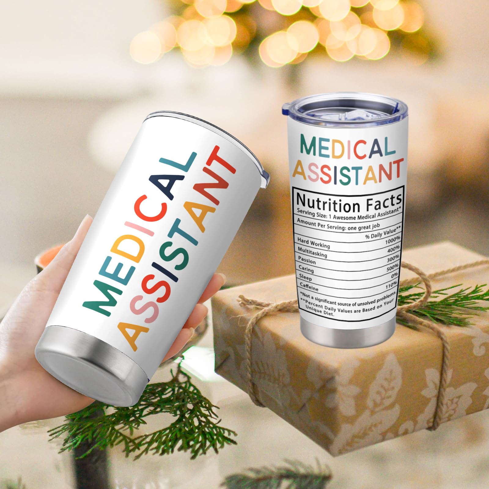 Medical Assistant Gifts, MA Week Gifts, Medical Assistant Students Gift, Best Medical Assistant Stainless Steel tumbler 20oz, Birthday Christmas Gifts for Women Men