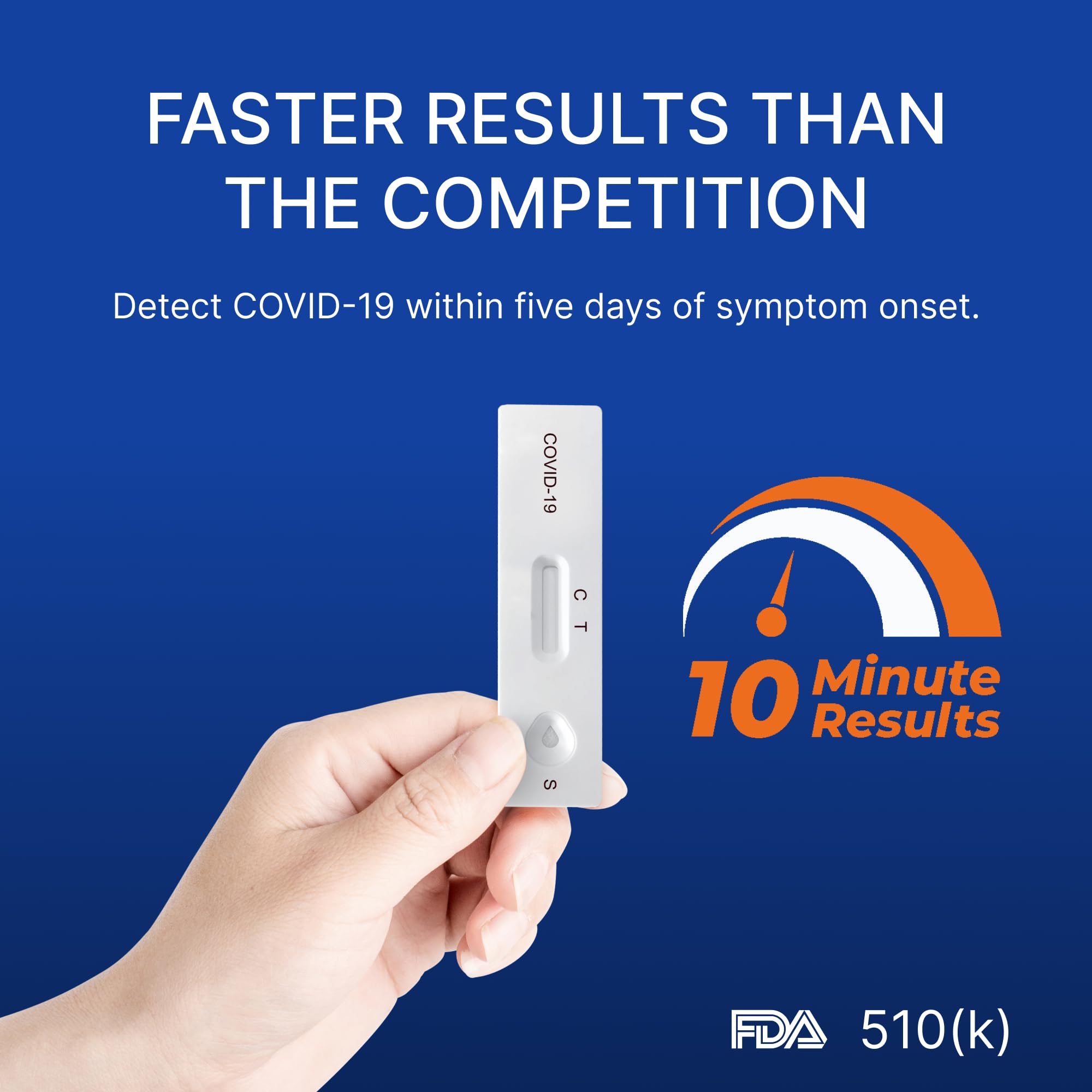 CorDx TyFast at-Home COVID-19 Antigen Rapid Test Kit, Easy, Accurate, Fast Results in 10 Minutes. (2-Pack)