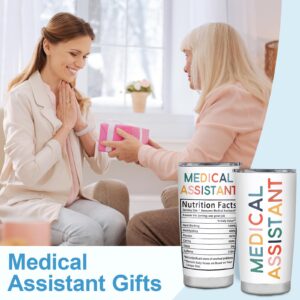 Medical Assistant Gifts, MA Week Gifts, Medical Assistant Students Gift, Best Medical Assistant Stainless Steel tumbler 20oz, Birthday Christmas Gifts for Women Men