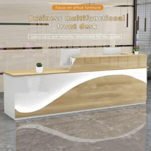 Sohodoo Streamlined Checkout Counter with Comfortable Workspace - Tailored for Cashiers and Service Industries(I,120 cm x 60 cm x 100 cm)