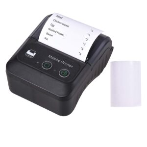 migyko portable wireless bt 58mm 2 inch thermal receipt printer mini usb bill pos mobile printer support esc/pos print command compatible with android/ios/windows for small business restaurant retail