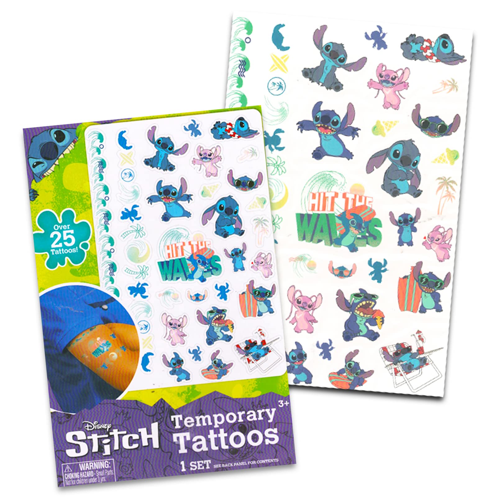 Disney Stitch Bedspread Twin Set for Kids - Bundle with Lilo and Stitch Quilted Bedspread for Twin Bed Plus Stickers, More | Stitch Twin Bedding Set for Boys, Girls