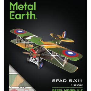 Metal Earth SPAD S.XIII 3D Biplane Metal Model Kit Fascinations