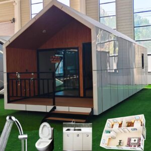 emonia 2 bedroom customizable expandable prefab house tiny homes to live in for adults unfoldable houses kit casas prefabricadas para vivir small foldable container mobile modular guest house