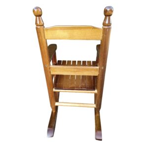 Rpuzonier Kids Rocking Chair, Children’s Rocking Chair, Toddler Rocking Chair Porch Rocker Chair with Classic Rocker and Hardwood Construction, for Nursery, Indoor, Outdoor, Living Rooms (Oak)