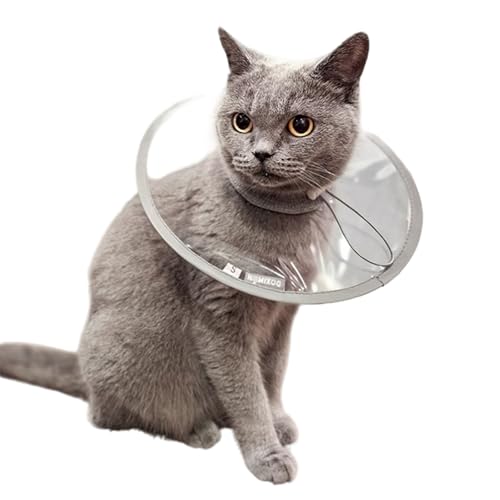 Comfortable Pet Recovery Clear Cone Collar Multiple Size Adjustable Recovery Collar Soft for Pet Dog Cats