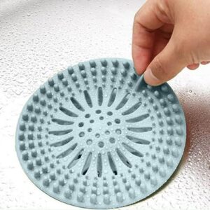 Drain Hair Catcher Durable Silicone Shower Drain Covers Easy to Install and Clean Suit for Bathroom Bathtub and Kitchen