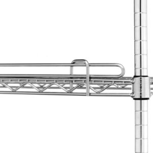 shelving inc. 36" w x 1" h ledge for wire shelving, 4 count