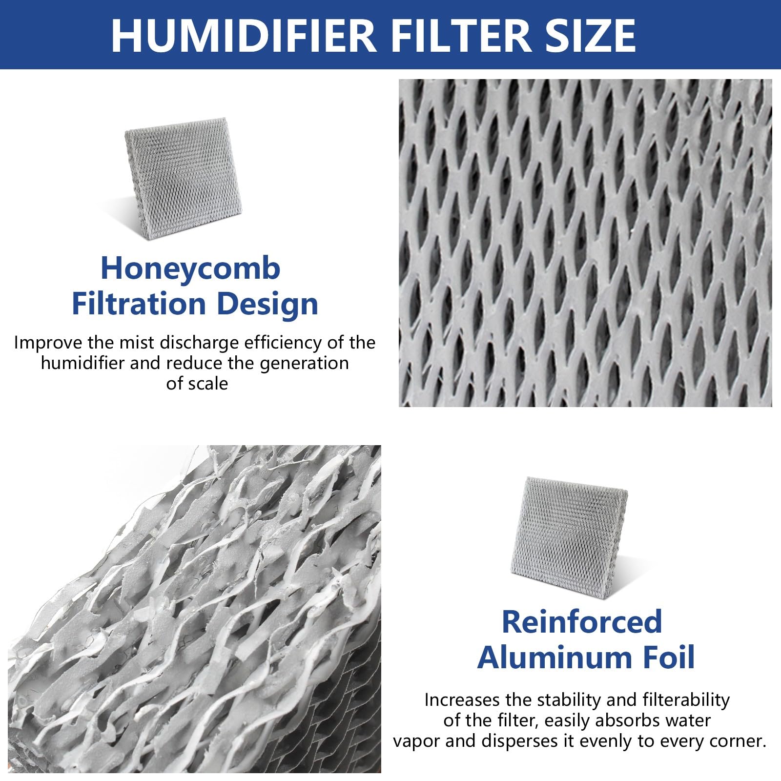 35 Water Panel Humidifier Filter Pad Replacement for Aprilaire Whole House Humidifier Models 560 560A 600 600M 600A 700 700M 700A 760 760A, for Honeywell HC26P, HC26, HC26E1004-2 Pack