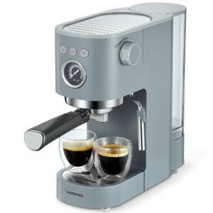 ihomekee espresso machine coffee makers 15 bar cappuccino machines with milk frother for espresso/cappuccino/latte/mocha (cm6927)