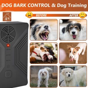 Anti Barking Device, Ultrasonic Dog Bark Deterrent Devices, Rechargeable Dog Barking Control Devices, Dog Barking Silencer with 3 Modes, Bark Box for Indoor & Outdoor Use