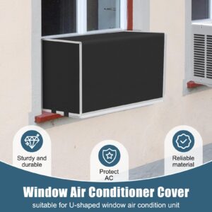 U Shaped Air Conditioner Cover for Midea, Windspeed Outdoor Window Air Conditioner Cover Suitable for Midea U Shaped 8000/10000/120000 BTU Air Conditioner Waterproof and Windproof AC Unit Cover