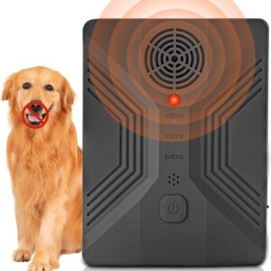 Anti Barking Device, Ultrasonic Dog Bark Deterrent Devices, Rechargeable Dog Barking Control Devices, Dog Barking Silencer with 3 Modes, Bark Box for Indoor & Outdoor Use