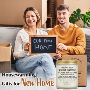 Housewarming Gifts New Home Candle, House Warming Gift for New House, New Apartment Home Gifts Idea for First Time Homeowner Neighbor Friend, Woman, Man, Female-Lavender Scented Candle