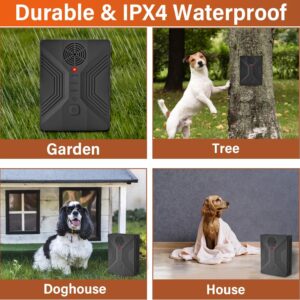 Anti Barking Device, Ultrasonic Dog Bark Deterrent Devices, Rechargeable Dog Barking Control Devices, Dog Barking Silencer with 3 Modes, Bark Box for Indoor & Outdoor Use