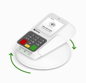 Clover Compact Countertop Terminal with Swivel Stand-Requires Processing Through SwyftPAY Prior to Shipping. Countertop Terminal That Will Ensure Processing for Your Retail Business.