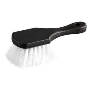 ocs parts professional series pot scrubbing brush | 8-inch handle | heavy duty oil resistant nylon scrubber for pots, pans, stoves, sinks, and dishes for home or restaurant kitchens