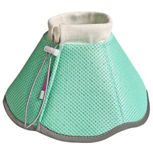 Vmohuyktx Recovery Cone Collar for Dogs and Cats in Need of Comfortable Rest and Fast Recovery Healing Collar with Reflective Tape