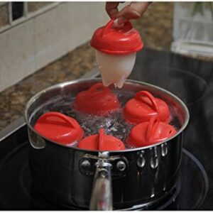 Boiled Egg Cooker Silicone Mold : Hard Boiled Eggs Cups 6 Pcs Golden Egg Maker Flower Mold Rings For Frying Eggs Cooker