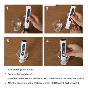 Drinking Water Quality Tester Highly Accuracy Water Testing Pen PH Meter for Aquarium Swimming Pool Spa