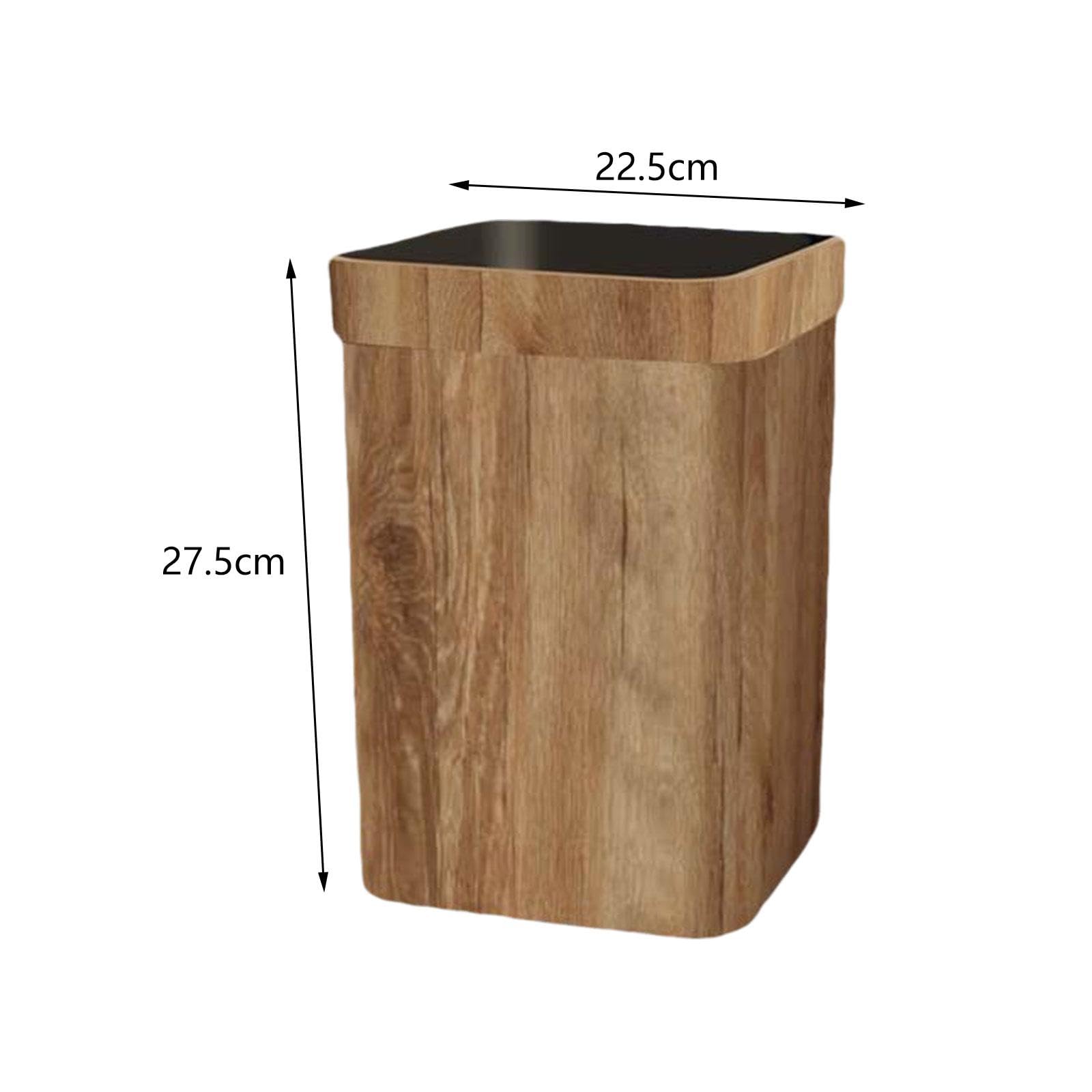 Stylish Waste Receptacle for Home and Office, 22.5x27.5cm