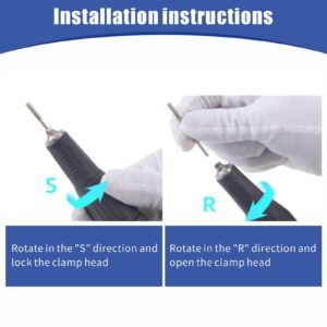 Zmtfqymx Upgraded Marathon-4 Micromotor, 35000RPM Micromotor Polishing Micro Motor Hand, H37L1 Motor Handle