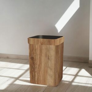 Stylish Waste Receptacle for Home and Office, 22.5x27.5cm