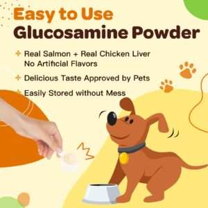 Glucosamine for Dogs Powder, Dog Allergy Relief Freeze Dried Chews