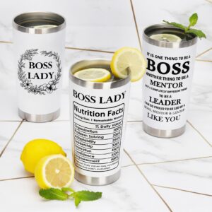 Breezy Valley Boss Gifts for Women, Boss Lady Gifts, Boss Christmas Gift for Women Tumbler - Thank You Gifts for Boss Lady, Female Boss Birthday Gifts, Best Boss Lady Tumbler 20oz