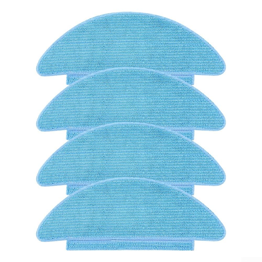 Replacement Vacuum Mop Cloth Pads For Tikom L9000, for Lubluelu SFor L60D,SFor L61 Robot Washable Cleaning Cloth(4 PACK)