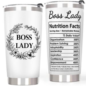 breezy valley boss gifts for women, boss lady gifts, boss christmas gift for women tumbler - thank you gifts for boss lady, female boss birthday gifts, best boss lady tumbler 20oz