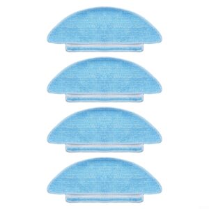 Replacement Vacuum Mop Cloth Pads For Tikom L9000, for Lubluelu SFor L60D,SFor L61 Robot Washable Cleaning Cloth(4 PACK)