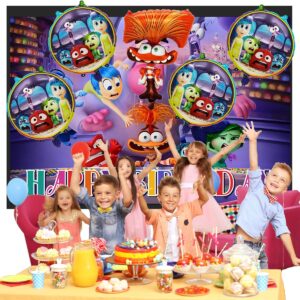 Inside Out Balloons Bouquet, Inside Out Party Supplies Balloon Bouquet Decorations. (TN1)